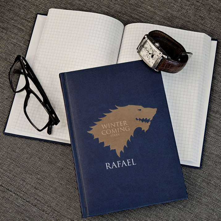 Winter is Coming - Notizbuch A5 mit Aufdruck